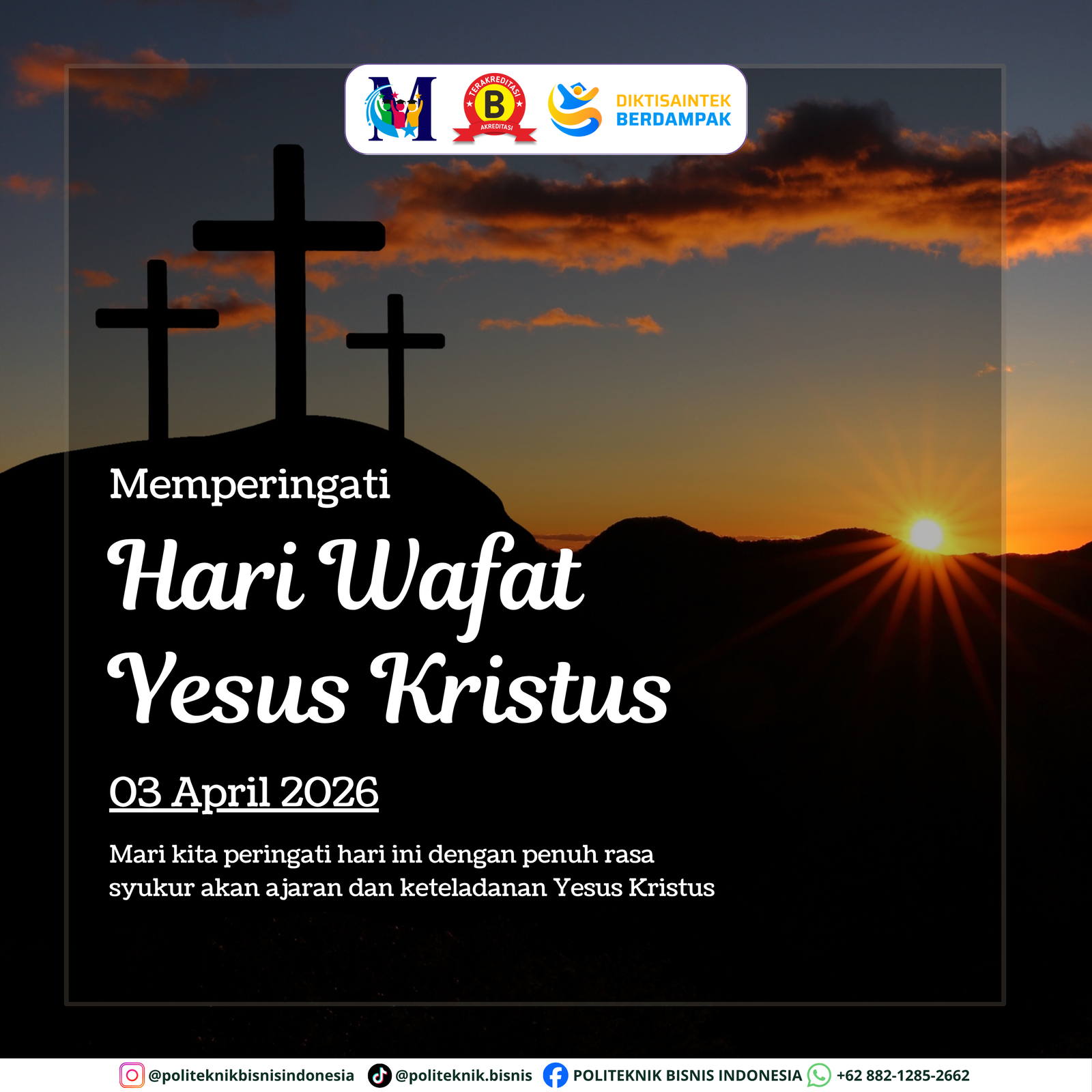 Selamat memperingati Jumat Agung